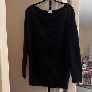 Gymshark Black Fuzzy Sweater